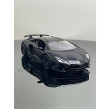 Scowetto Lamborghini Aventador Sv Coupe 1:32 Ölçek Metal Çek Bırak Model Araba 12 cm