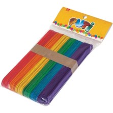 Marka Puti Ahşap Renkli Dil Çubuğu 50LI