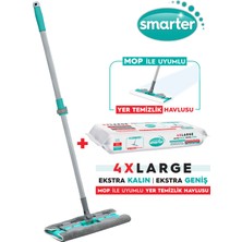 Çiftli Temizlik Seti: Magic Mop ve Yüzey Bezli Paspas Mandallı Hediye