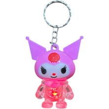 Marka Kuromi Işıklı Anahtarlık OLG-366-PEMBE