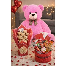 UltraMint Sevgililer Günü Hediye Seti, Peluş Ayı, Çikolata ve Buket Kapsamında