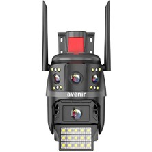 Avenir Av- 313 4 Mp 2 Kameralı Ptz Wifi  Sirenli Kamera