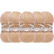 5'li Paket Alize Angora Gold 95-Deve Tüyü
