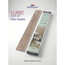 Moducoo Alta Skin Kendinden Yapışkanlı Parke 2,5 mm – Dayanıklı Zemin Kaplama (11 Adet / 2,47 M²)