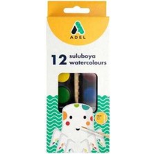 Marka Adel 24MM 12 Renk Sulu Boya 001