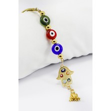 Fatıma Eli Nazar Boncuğu Araba Dikiz Aynası Süsü, Şık ve Anlamlı Aksesuar