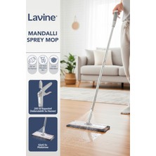 Lavine Mandallı Sprey Mop, Kompakt Tasarım, Mikrofiber Bezli, 4xl Uyumluluk