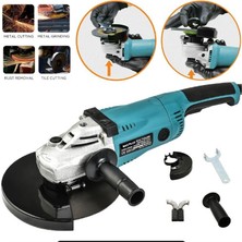 Normadia Güçlü 2200W Metal Şanzıman Spiral Taşlama ve Kesme Makinası 230MM