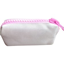 Marka Unicus Big Zip Pastel Keten Kalemkutu 922-PEMBE