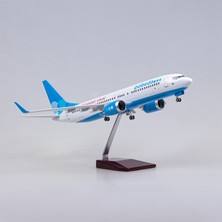 Veronese Pobeda Airlines Boeing 737 Yolcu Uçağı Koleksiyon Model Uçak 1/80 Ölçek 47CM