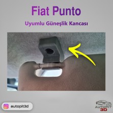 AutoPit 3D Fiat Punto Uyumlu Güneşlik Kancası