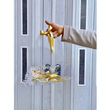 UltraMint Renkli Çantalı Sonsuzluk Gül Buketi, Sevgililer Gününe Özel Hediye
