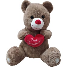 Marka Uçar Oyuncak Pk 25 45 cm Camel Kalpli Ayı UCR-004