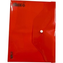 Marka Abka A5 Çıtçıtlı Dosya-Kırmızı