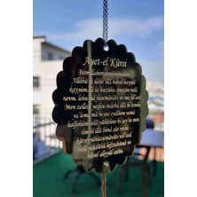 Pleksi Araba Dikiz Aynası Süsü Ayetli, Şık ve Zarif Tasarım