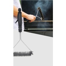 Mangal Izgara Temizleme Fırçası Pas Tutmaz Çelik Telli