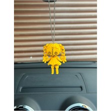 Sevimli Sarı Kız Bebek Dikiz Aynası Süsü, Çocuk Odası Dekoru