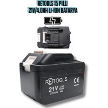 Normadia 15 Pilli Li-Ion Batarya 21V 4.0AH Mavi Enerji Kaynağı