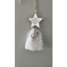 Elif ve Vav Motifli Oto Dikiz Aynası Süsü, Şık ve Zarif Tasarım