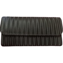 Zy Plus Siyah Desenli Portföy Cüzdan 19X10 cm