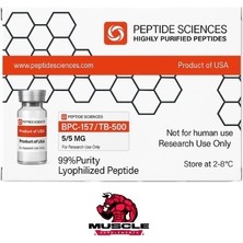 Peptide Sciences BPC-157 / TB-500 Blend (5mg + 5mg) – %99 Saf Liyofilize Araştırma Peptidi