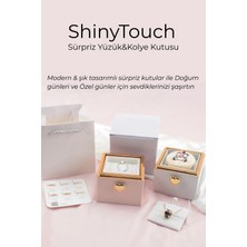 UltraMint Dönen Yüzük ve Kolye Kutusu, Beyaz, Sevgililer Günü Hediye, Sürprizli