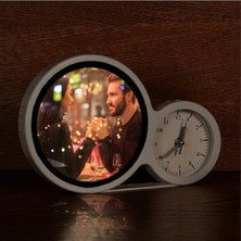 UltraMint Sevgililere Özel Fotoğraflı LED Ayna Çerçevesi