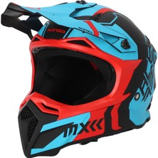 Acerbis Profıle 5 Kask Kırmızı Mavi