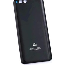 Azurtech Xiaomi Mi 6 Arka Kapak Batarya Pil Kapağı Cam Siyah+Yapıştırıcı