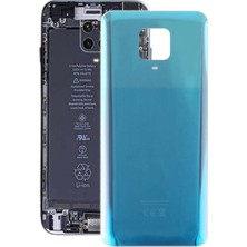 Azurtech Xiaomi Redmi Note 9 Pro Arka Kapak Pil Kapağı (Yeşil)+Yapıştırıcı Hediye
