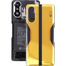 Azurtech Xiaomi Redmi K40 Gaming Uyumlu Arka Pil Batarya Kapağı Cam