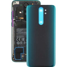 Azurtech Xiaomi Red Mi Note 8 Pro Uyumlu Arka Pil Kapağı Siyah (B7000 15ML Hediyeli) Yeşil Renk