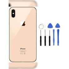 Azurtech Apple Iphone Xs Max Bos Kasa + Montaj Seti Hediye - Gold