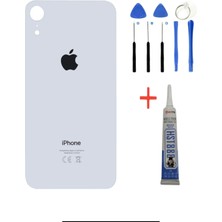 Azurtech iPhone 8 Arka Kapak Pil Kapağı +Tamir Seti ve Yapıştırıcı Beyaz Renk Ilanı