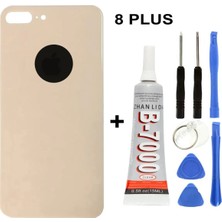 Azurtech Iphone 8 Plus Uyumlu Gold Arka Pil Kapağı Batarya Kapağı+Tamir Set Hediyeli
