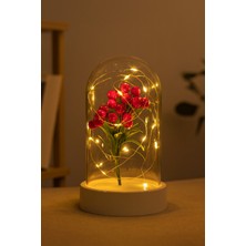 UltraMint Işıklı Fanus Sevgililer Günü Temalı Hediye