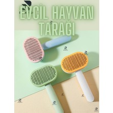 Romingo Evcil Hayvan Tarağı Kedi Tarağı Köpek Tarağı Tüy Toplama Basmalı Tarak