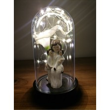 UltraMint Işıklı Kalpli Fanus, Sevgililer ve Anneler Gününe Özel Hediye