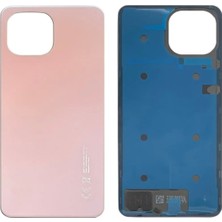 Azurtech S Xiaomi Mi 11 Lite Arka Pil Batarya Kapağı - Rose Gold-Yapıştırıcı Hediye