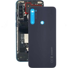 Azurtech K Xiaomi Redmi Note 8 Uyumlu Arka Kapak Pil Kapağı Siyah Yapıştırıcı Hediye