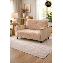 Vessino Home Elara Wellsoft Tekli Koltuk Örtüsü  Iskandinav Tarzı Desenli, Yumuşak ve Sıcak Kanepe Örtüsü