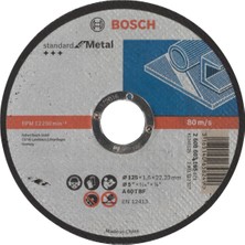 Bosch Metal Düz Çelik Levha 125X1,6 Mm, Dayanıklı ve Çok Yönlü Kullanım