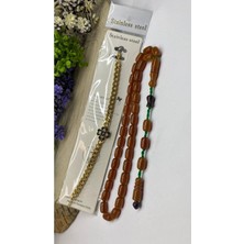 UltraMint Sevgililer Günü Için Şubat 14 Tesbih ve Çelik Zincir Seti