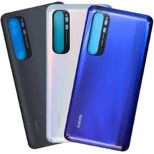 Azurtech Xiaomi Mi Note 10 Lite Arka Cam Pil Kapağı Mavi-Tamir Seti Yapıştırıcı Hediye (Renk Belirtiniz