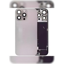 Azurtech iPhone 16 Pro Arka Kapak Pil Kapağı Çöl Titanyum Renk Nfc Demirli+Tamir Set Yapıştırıcı