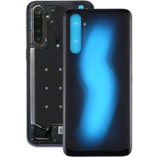 Azurtech Realme 6 Pro Uyumlu Arka Pil Batarya Kapağı Cam RMX2061 RMX2063 Mavi