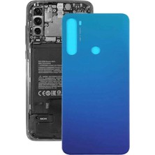 Azurtech K Xiaomi Redmi Note 8 Uyumlu Arka Kapak Pil Kapağı Mavi Yapıştırıcı Hediye