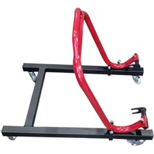 Motosiklet Kaldırma Sehpası 4 Tekerleklı Kilitli