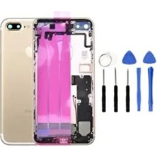 Azurtech Iphone 8plus Uyumlu Boş Kasa Kapak Gold Renk