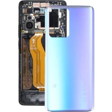 Azurtech Xiaomi 11T Arka Pil Batarya Kapağı Cam 21081111RG Siyah